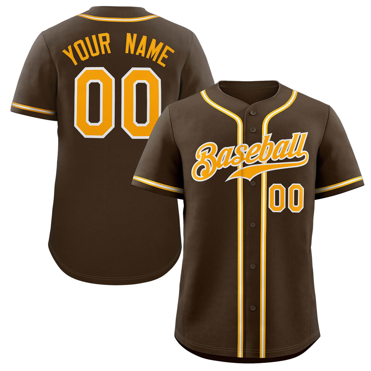 Brown Baseball Jersey
