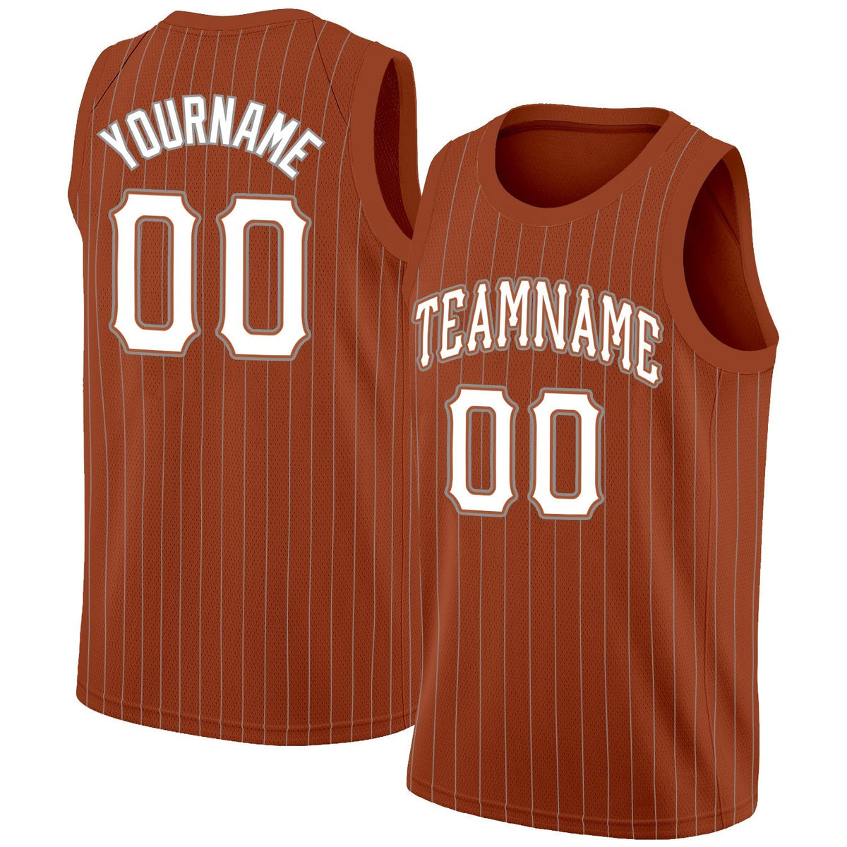 Brown Basketball Jersey