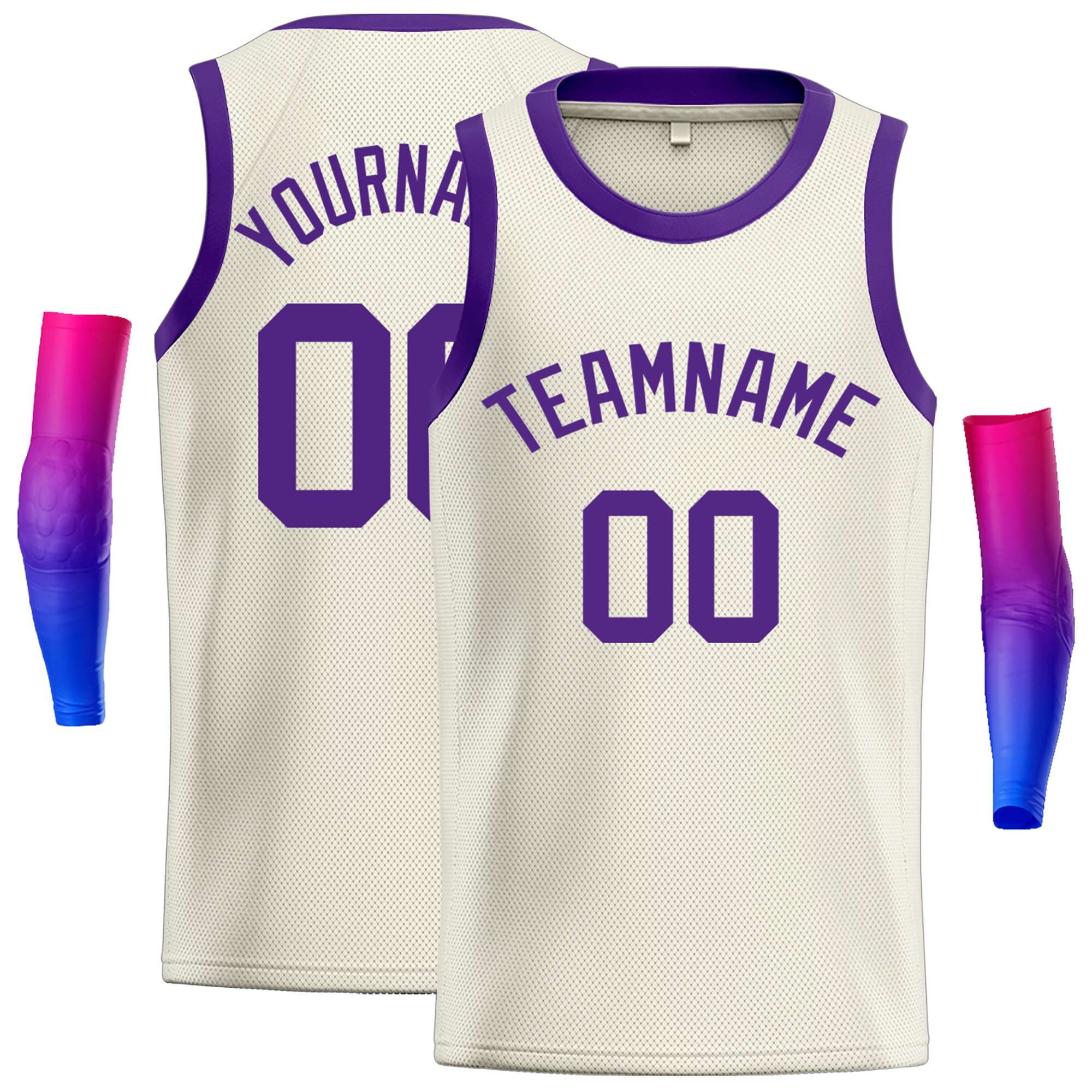 Cream Basketball Jersey