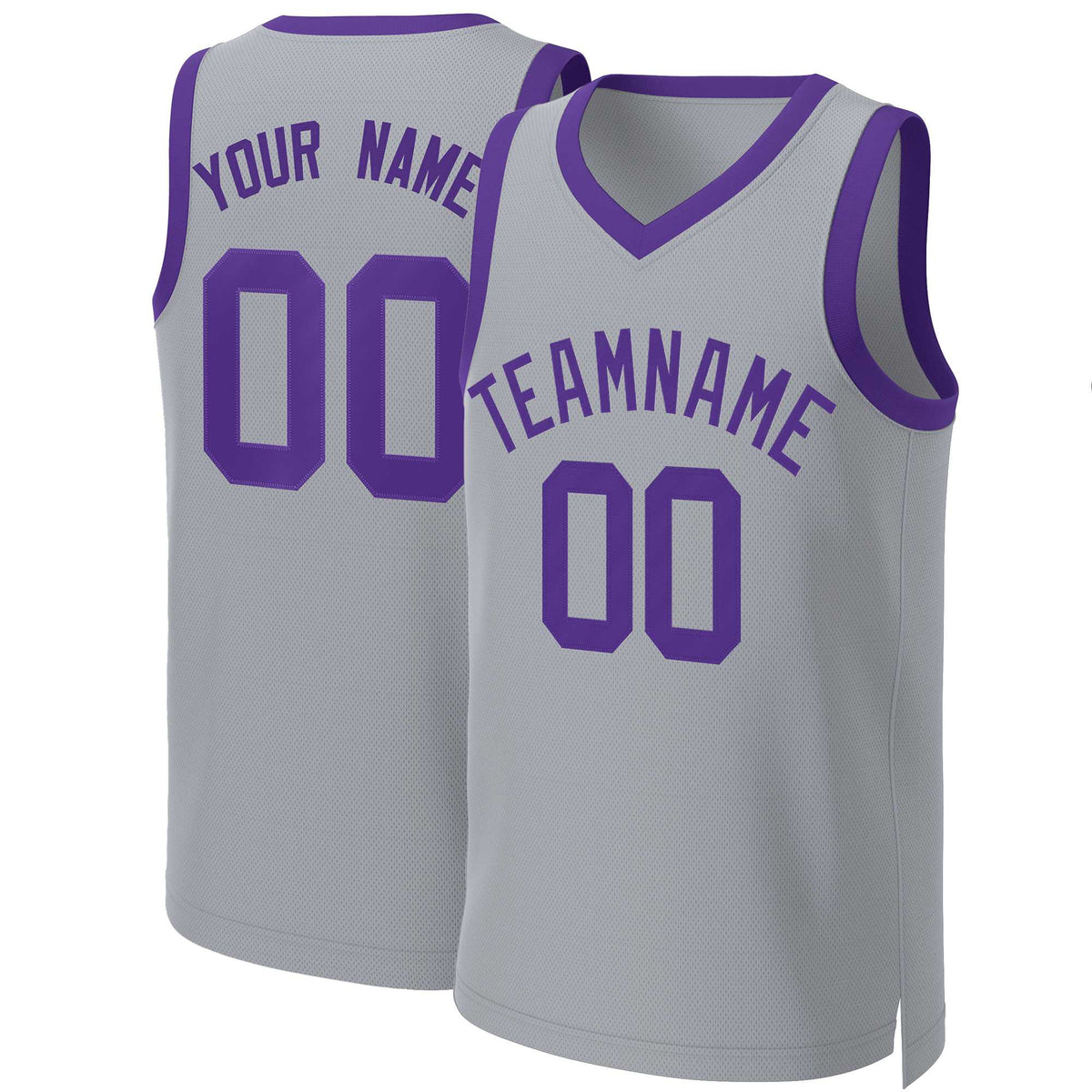 Gray Basketball Jersey