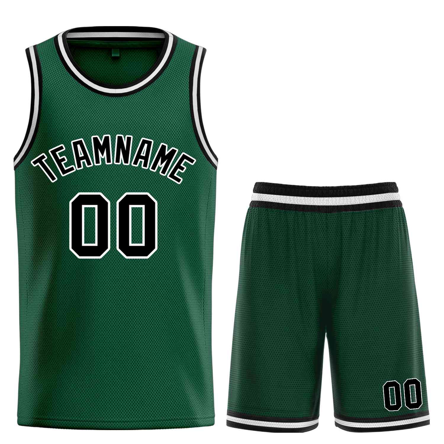 Hunter Green Basketball Jersey