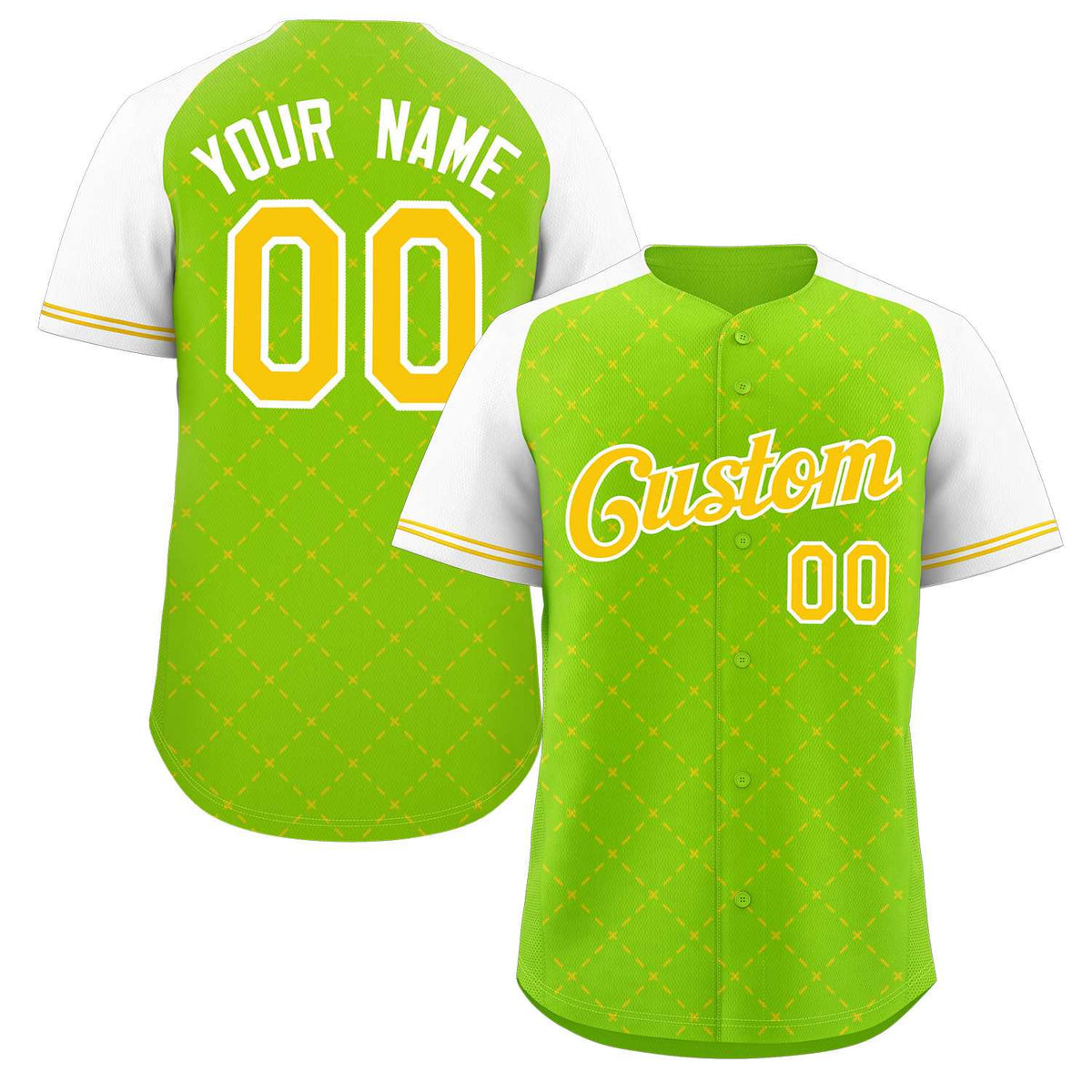 Baseball Neon Green Jersey