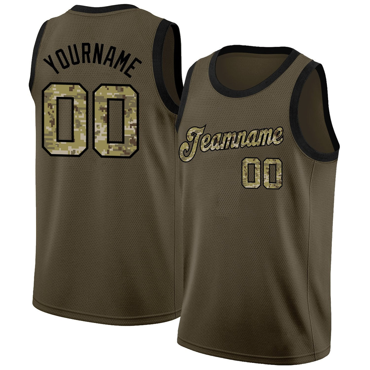 Olive Basketball Jersey