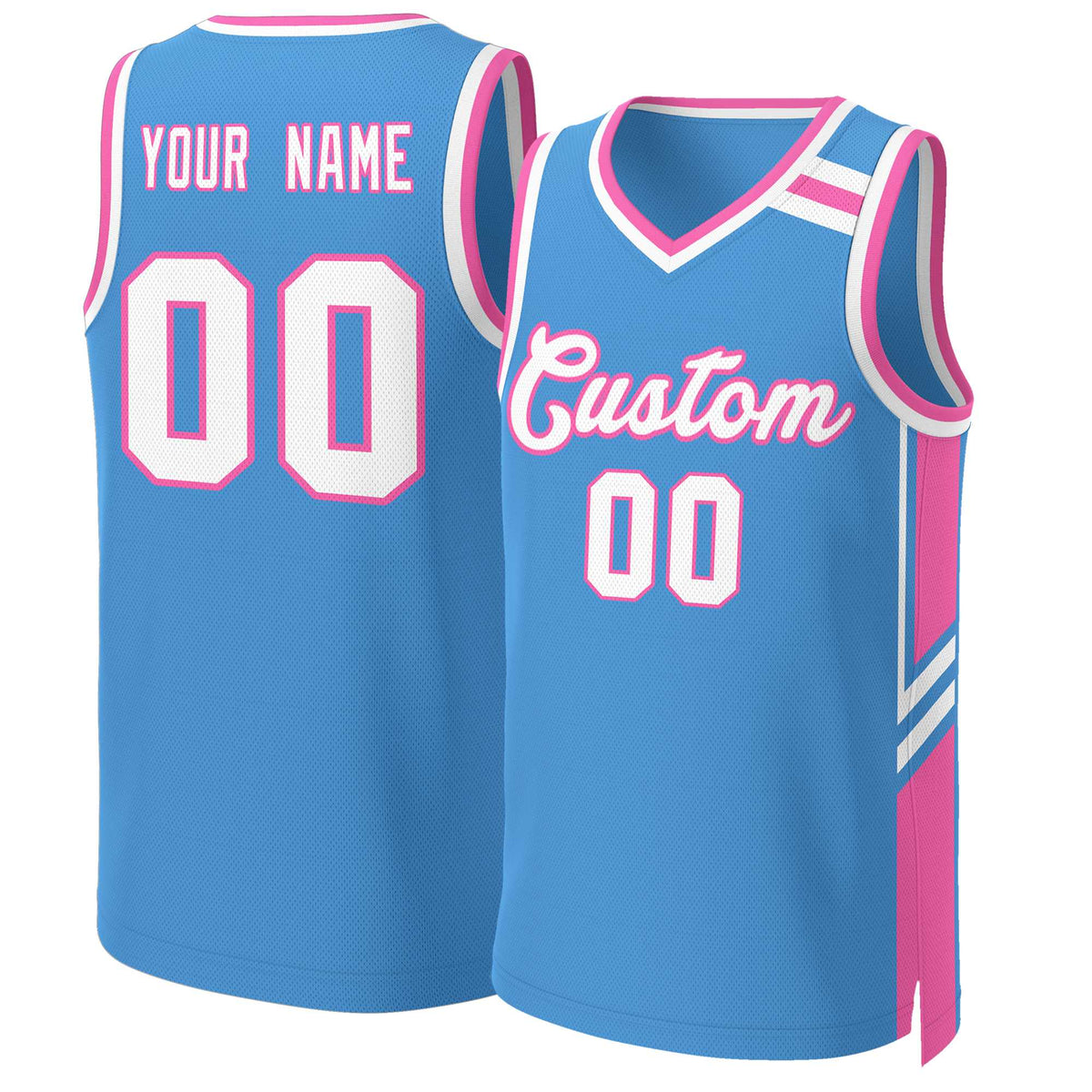 Powder Blue Basketball Jersey