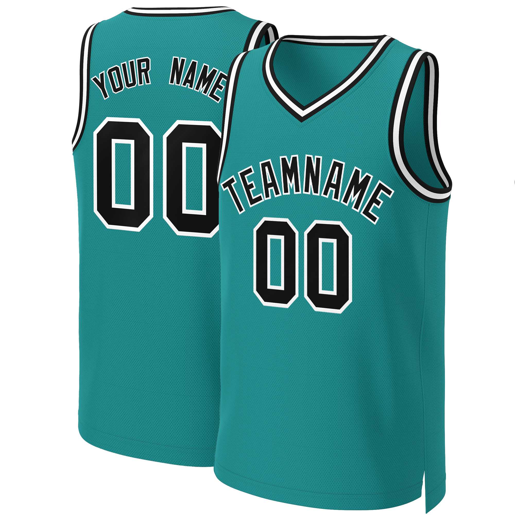 Teal Basketball Jersey