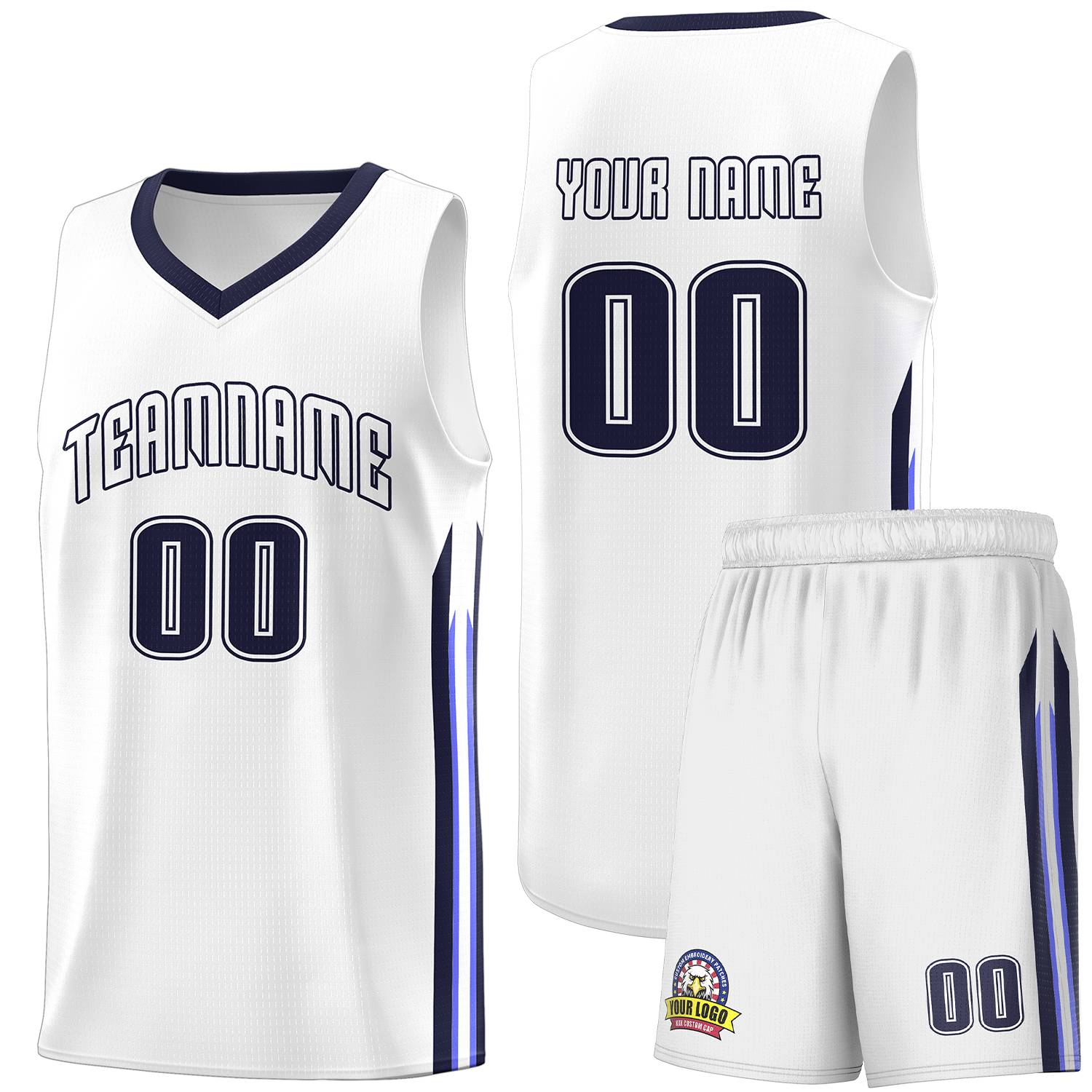 White Basketball Jersey