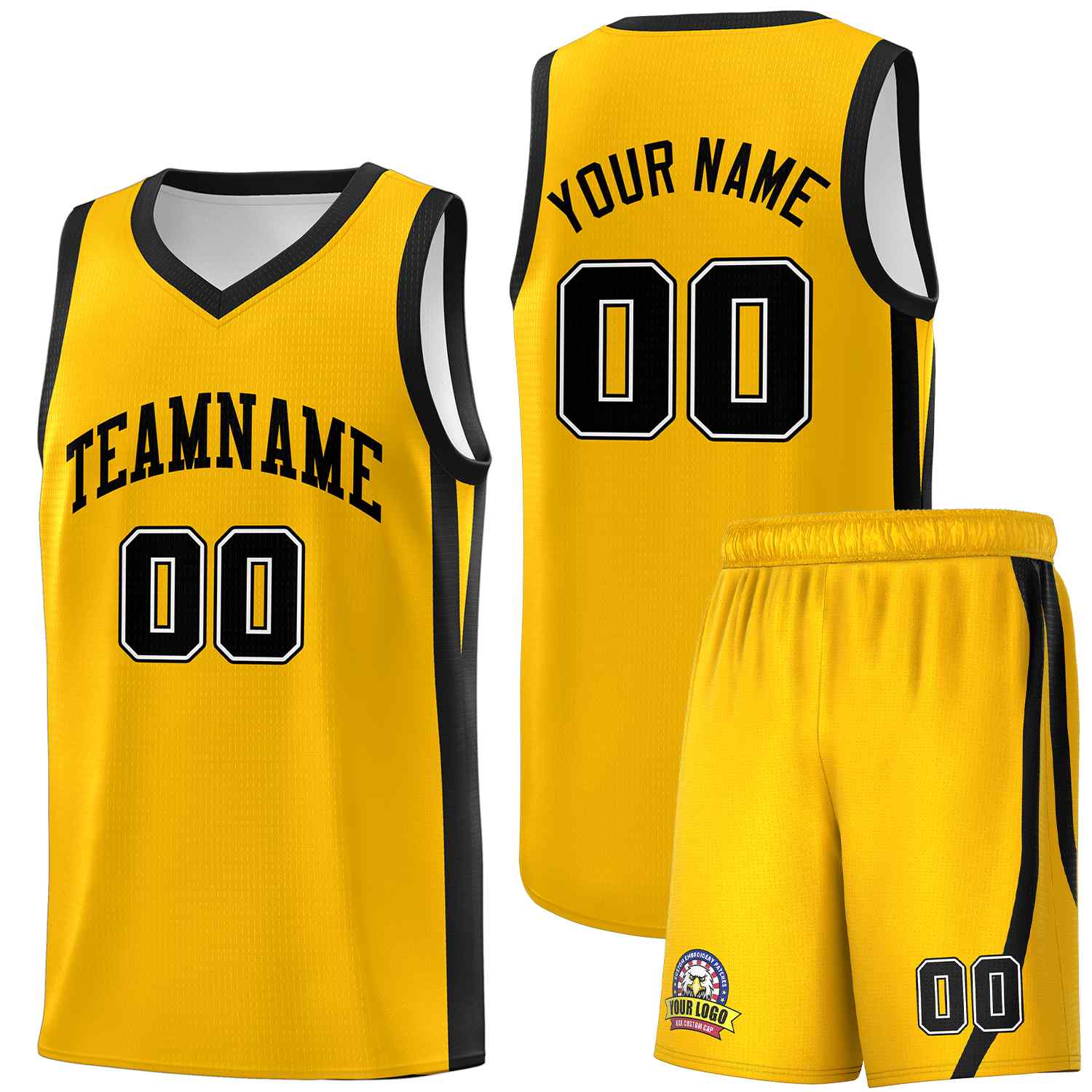 Yellow Basketball Jersey