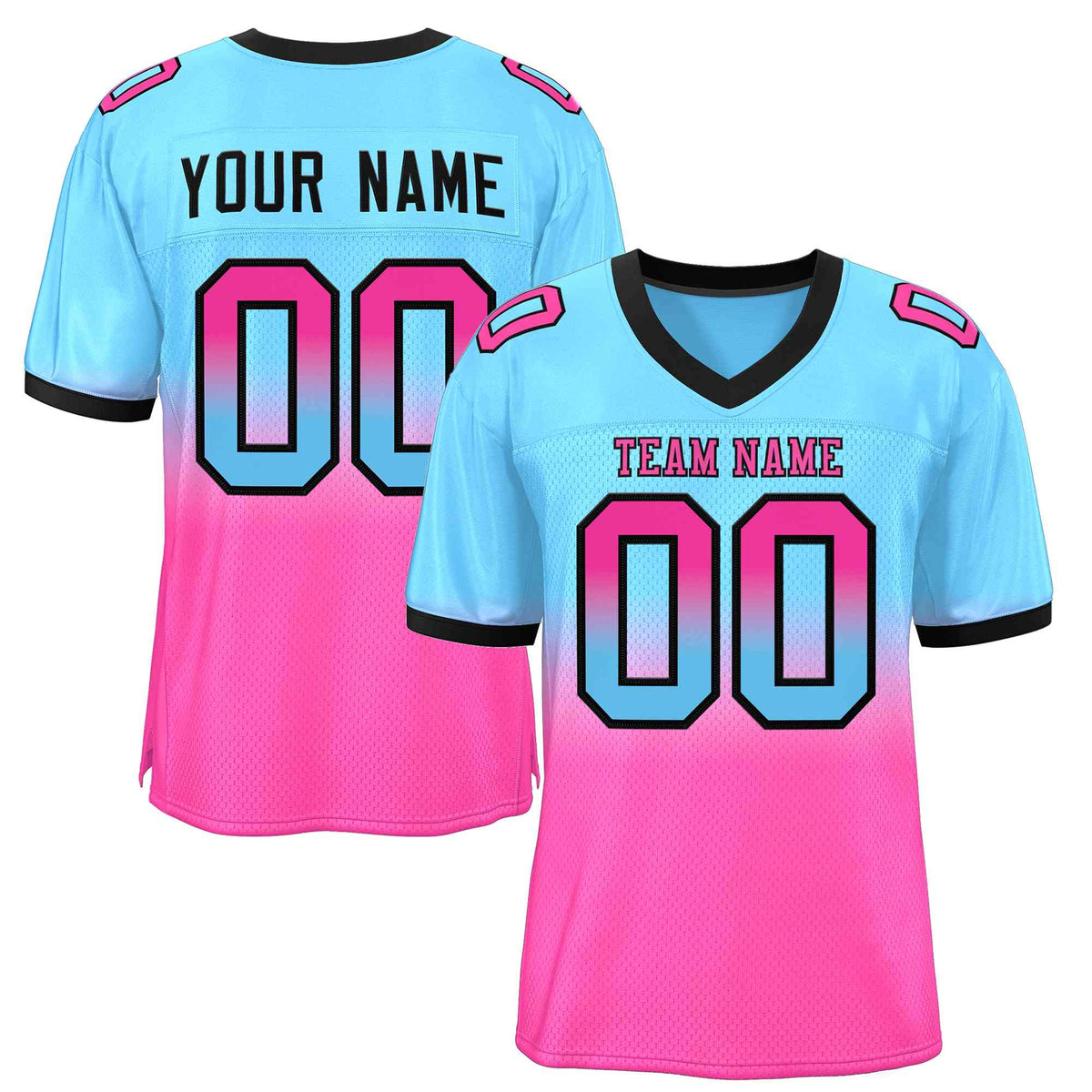 Football Gradient Fashion Jersey