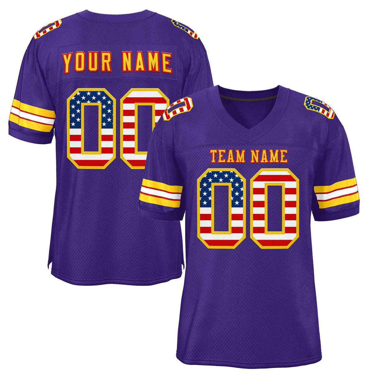Football American Flag Jersey