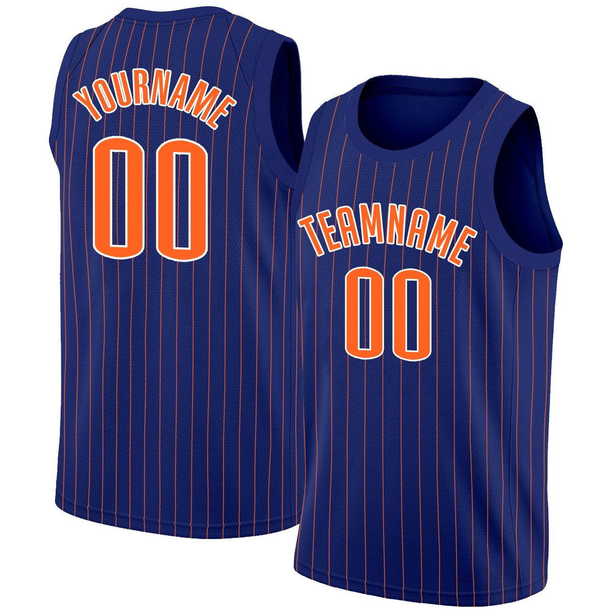 Custom Stripe Basketball Jersey