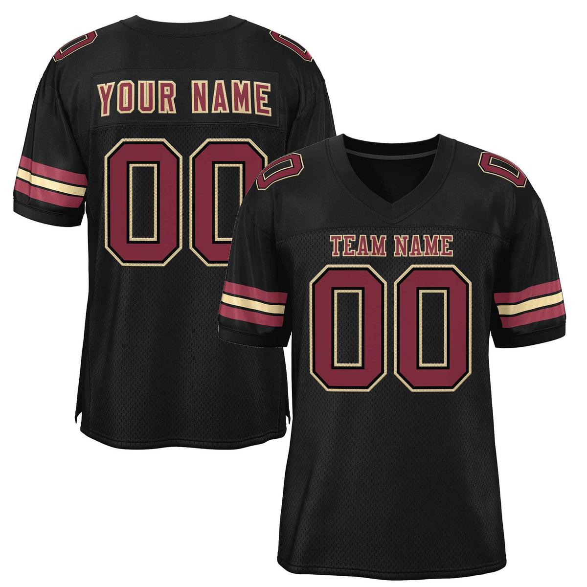 Football Black Jersey