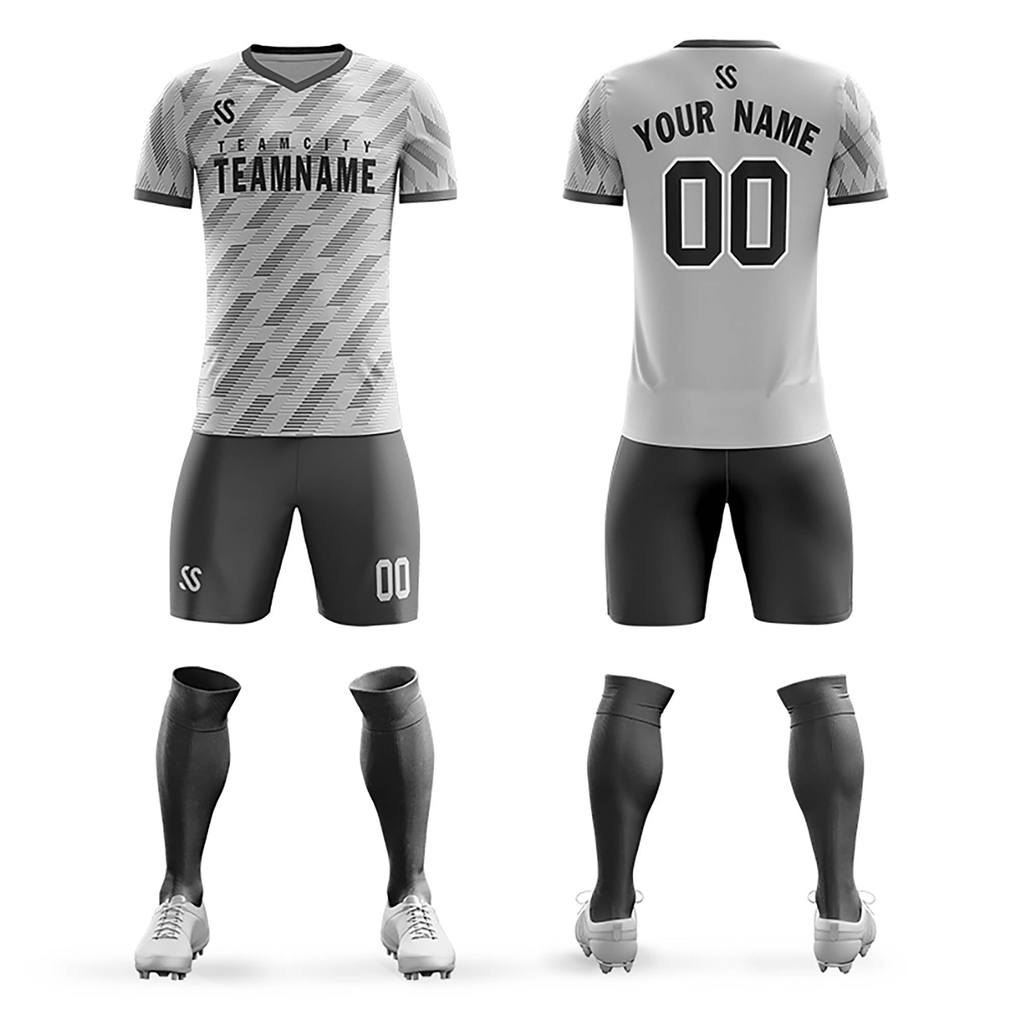 Soccer Gray Jersey