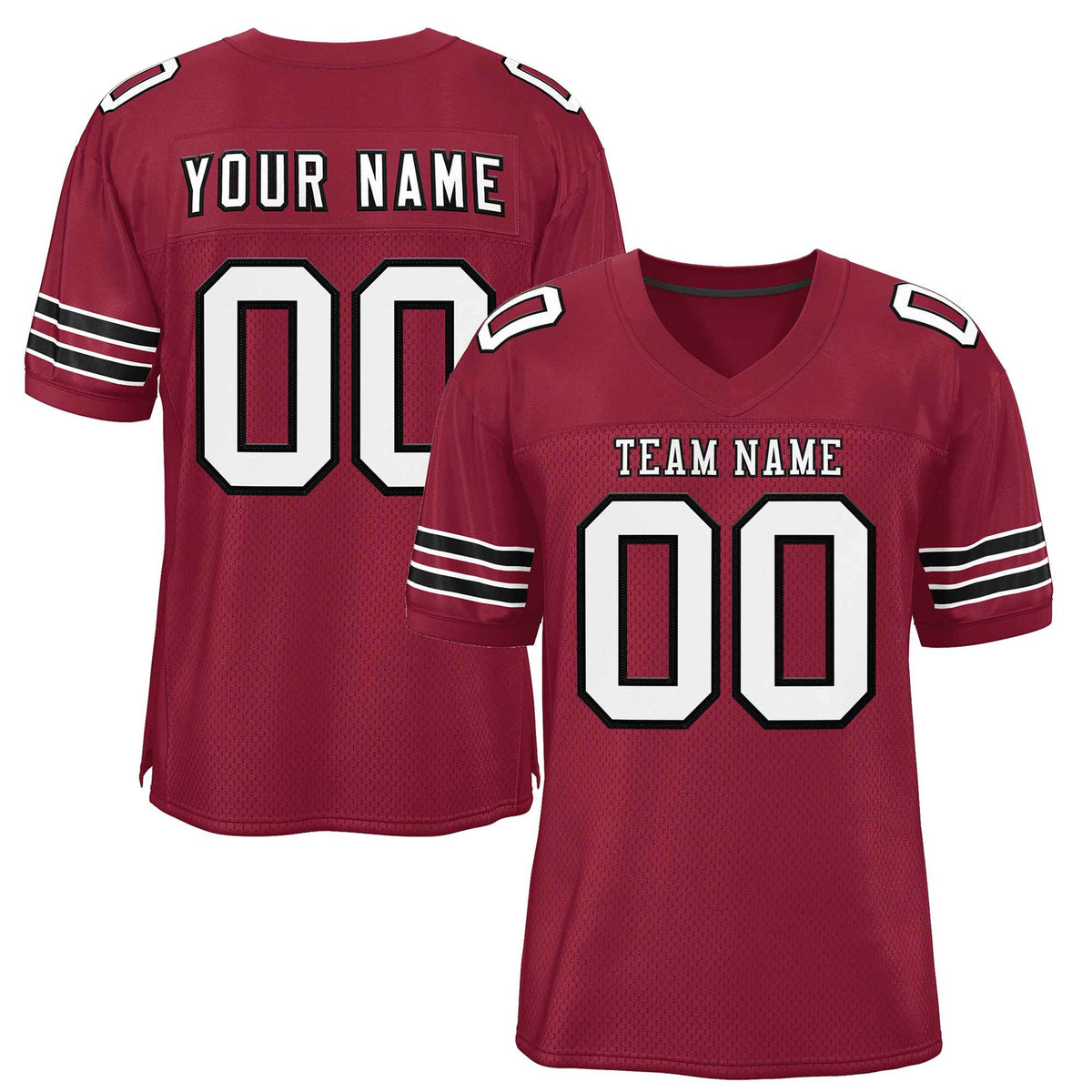 Football Burgundy Jersey