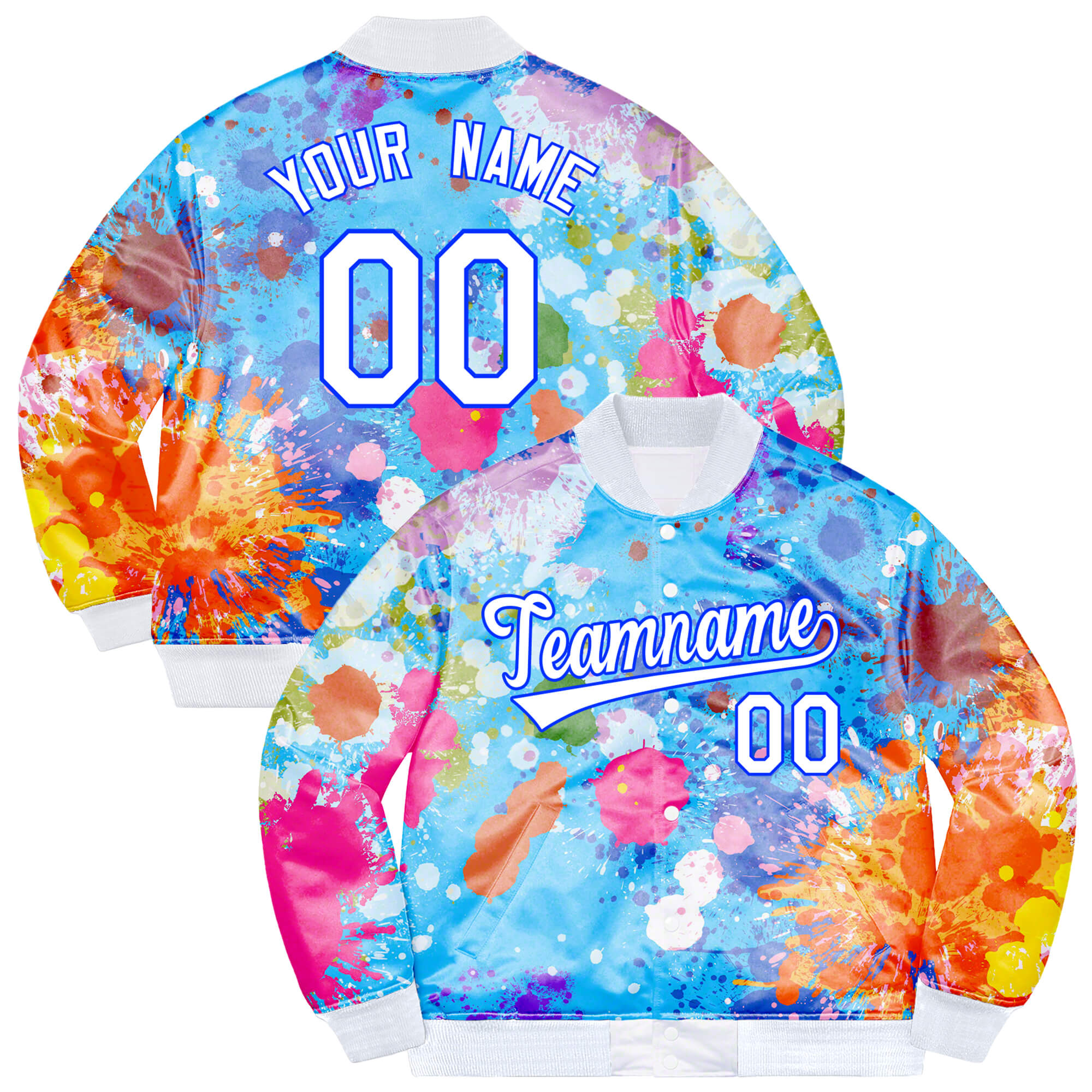 Jacket Graffiti Pattern