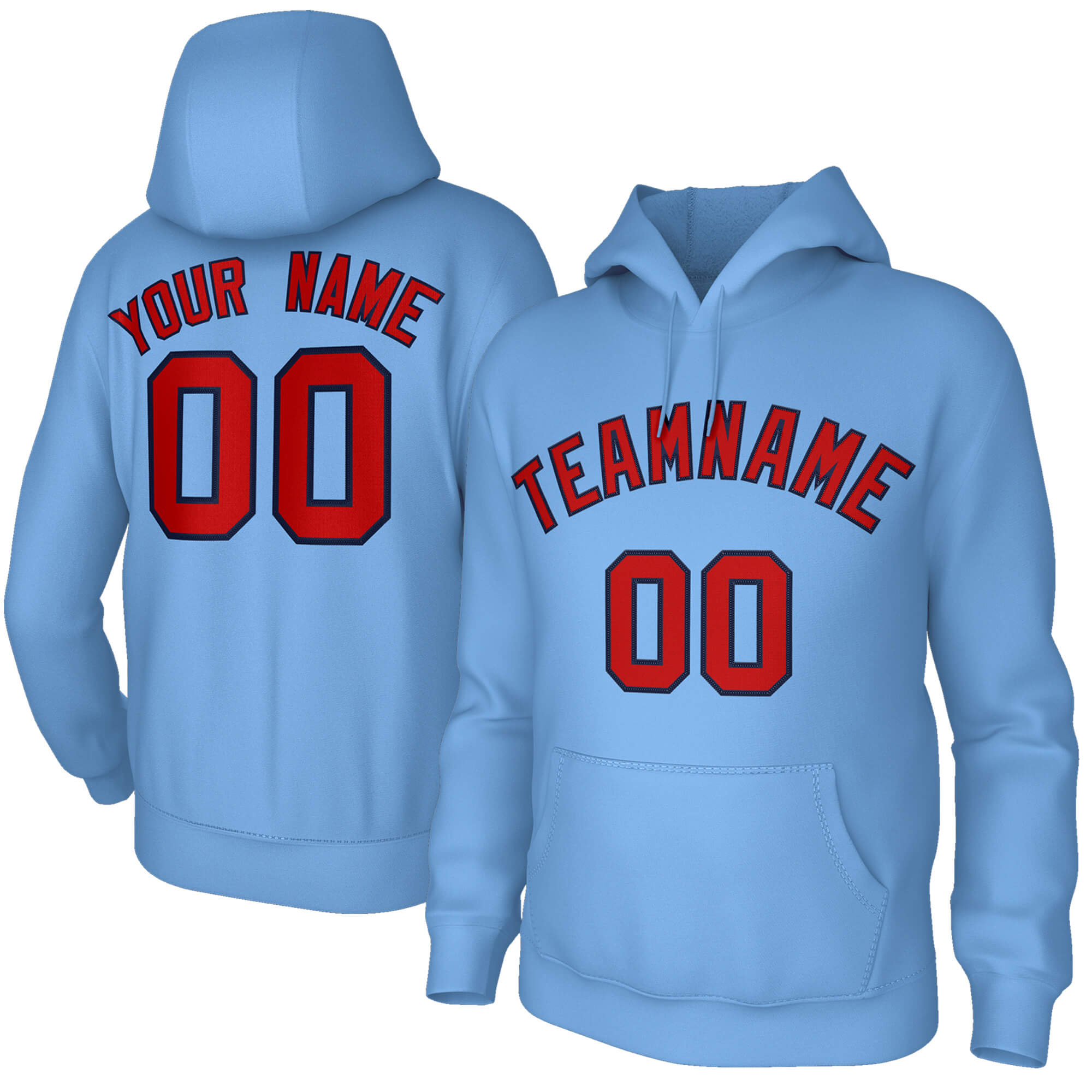 Hoodie Light Blue