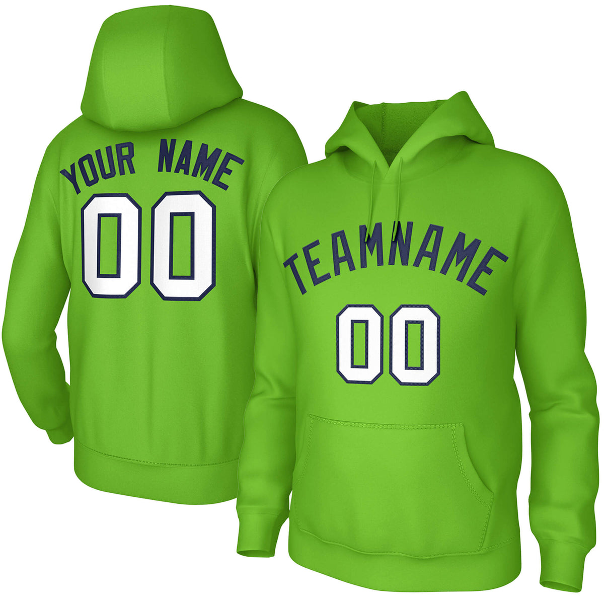 Hoodie Neon Green