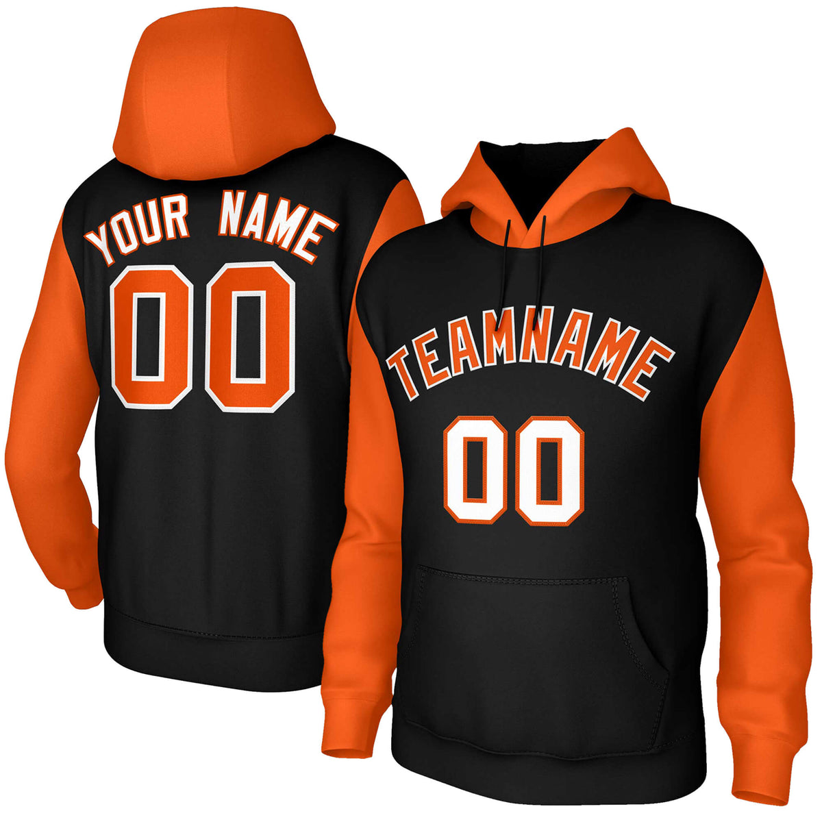 Hoodie Raglan Sleeves