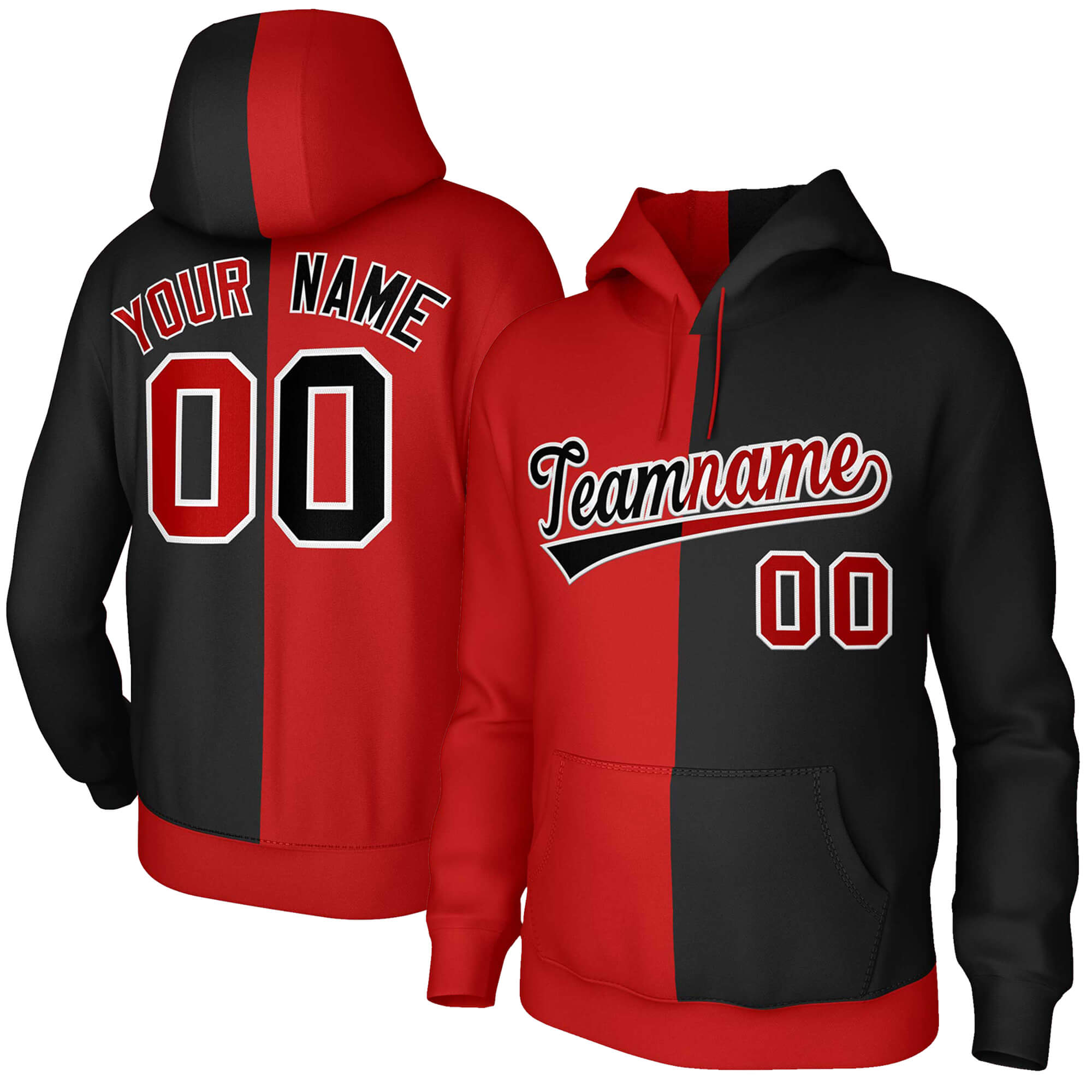 Hoodie Split Fashion