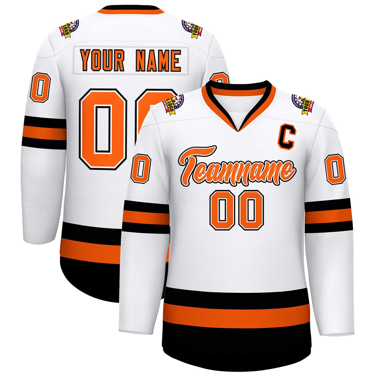 Hockey White Jersey