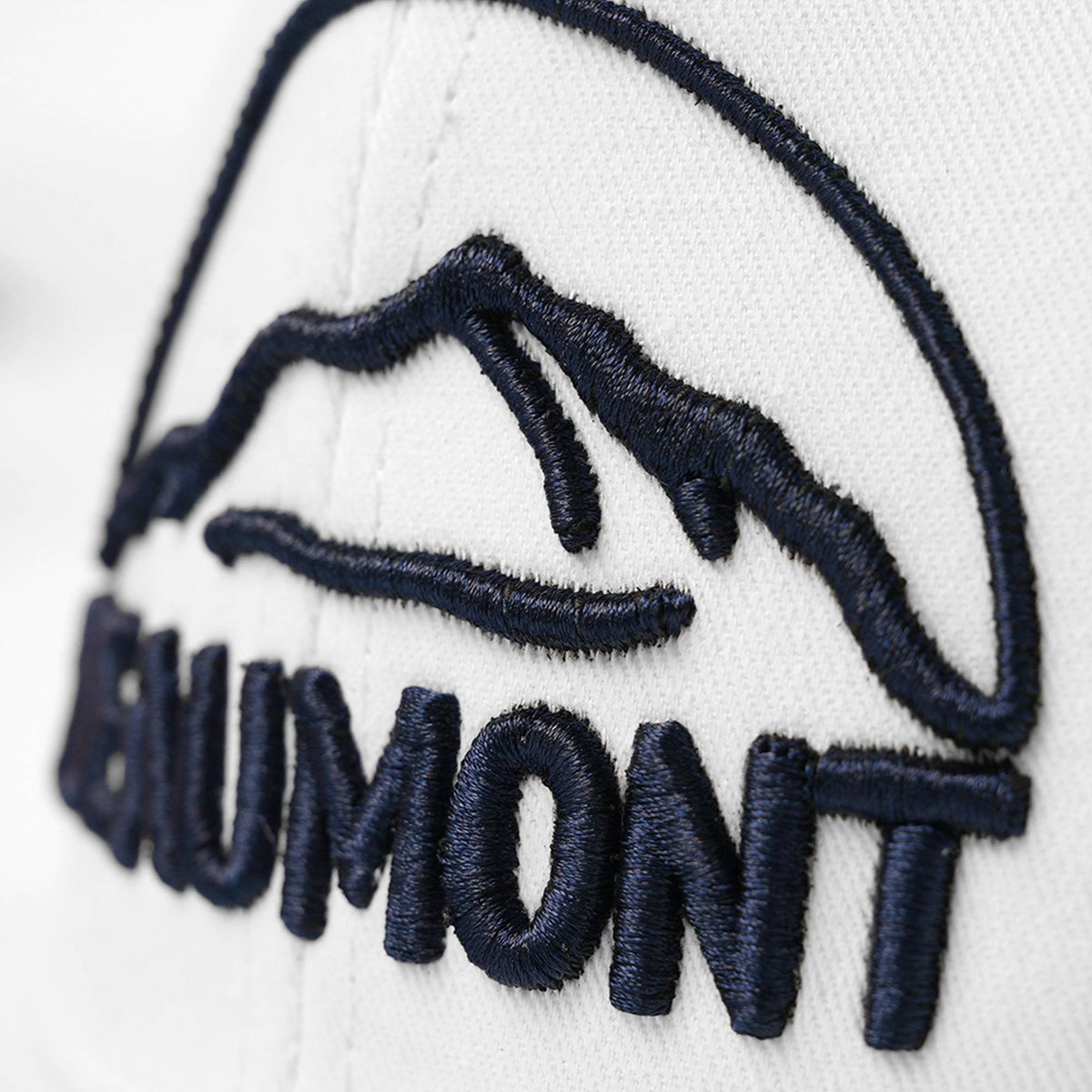 Custom White 3D Puff Embroidery Flat Embroidery Flat Eaves Sport Baseball Cap Design for Men/Women/Youth-White2