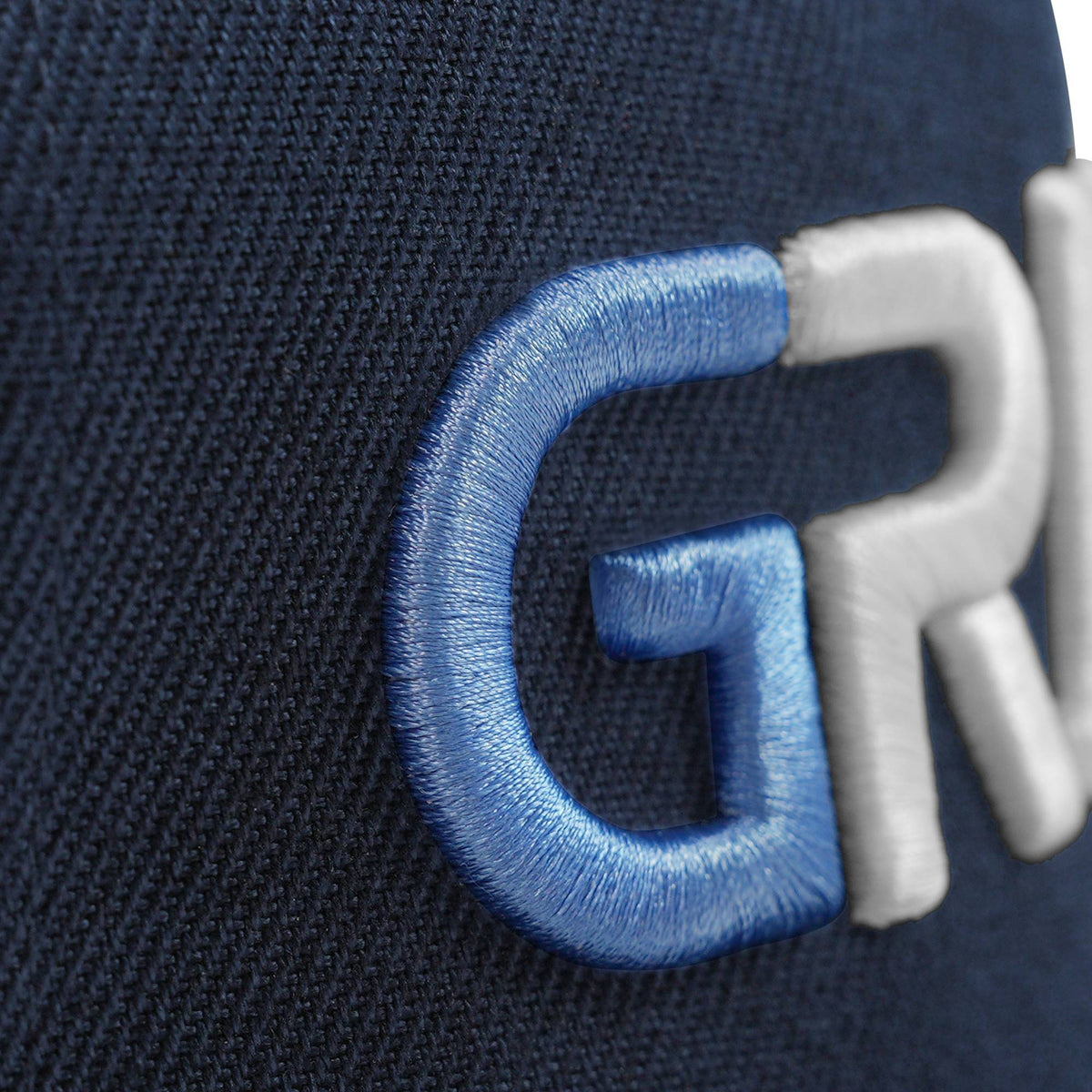 Custom White 3D Puff Embroidery Flat Embroidery Flat Eaves Sport Baseball Cap Design for Men/Women/Youth-Navy