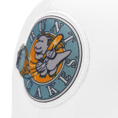 Custom White 3D Puff Embroidery Flat Embroidery Flat Eaves Sport Baseball Cap Design for Men/Women/Youth