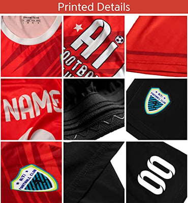 Custom Navy Yellow Sports Training Soccer Sets Jersey