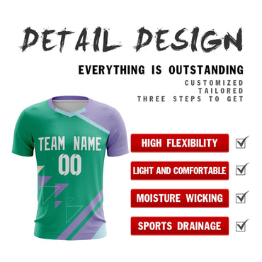 Custom Green Breathable Sport Soccer Tops Jersey