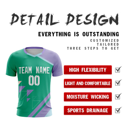 Custom Green Breathable Sport Soccer Tops Jersey