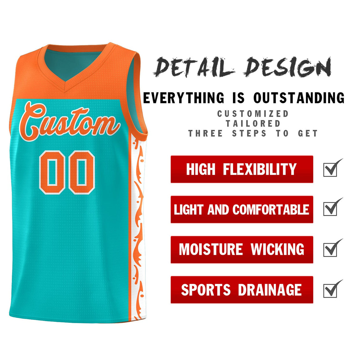 Custom Bright Green Side Pattern Sports Uniform Basketball Jersey