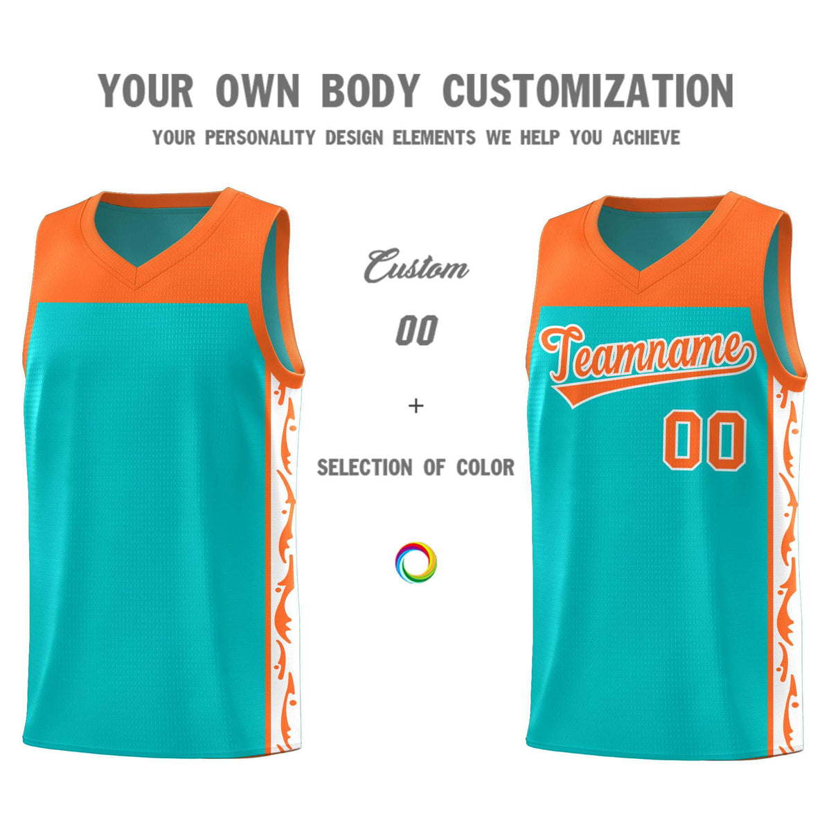 Custom Bright Green Side Pattern Sports Uniform Basketball Jersey