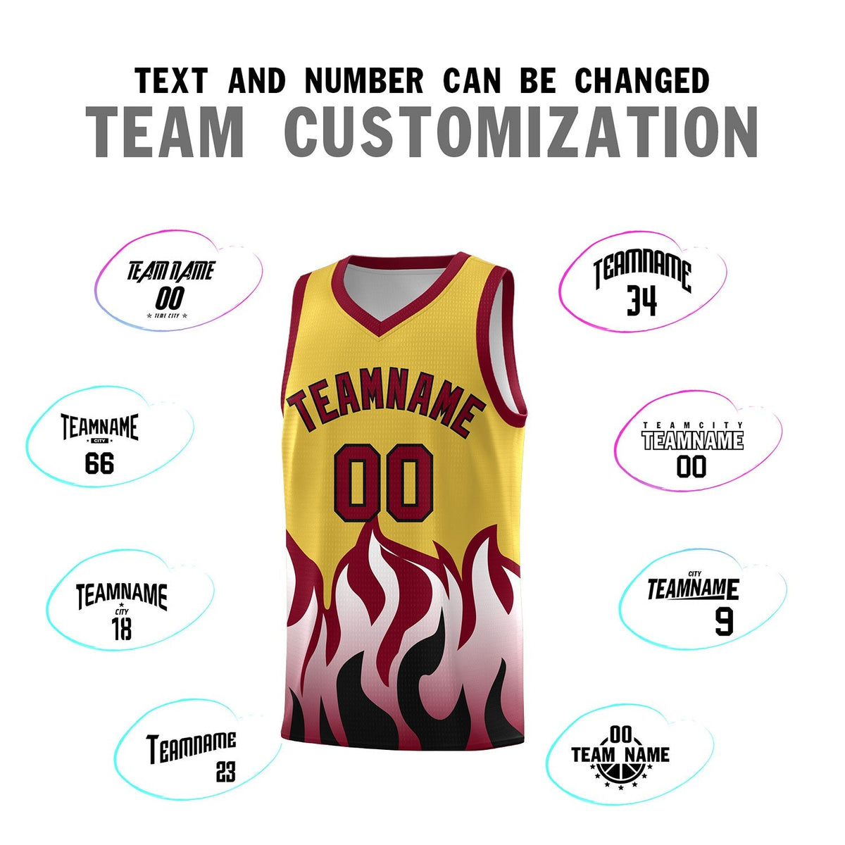 Custom Purple Crimson Hem Flame Pattern Fashion Sports Uniform Basketball Kits