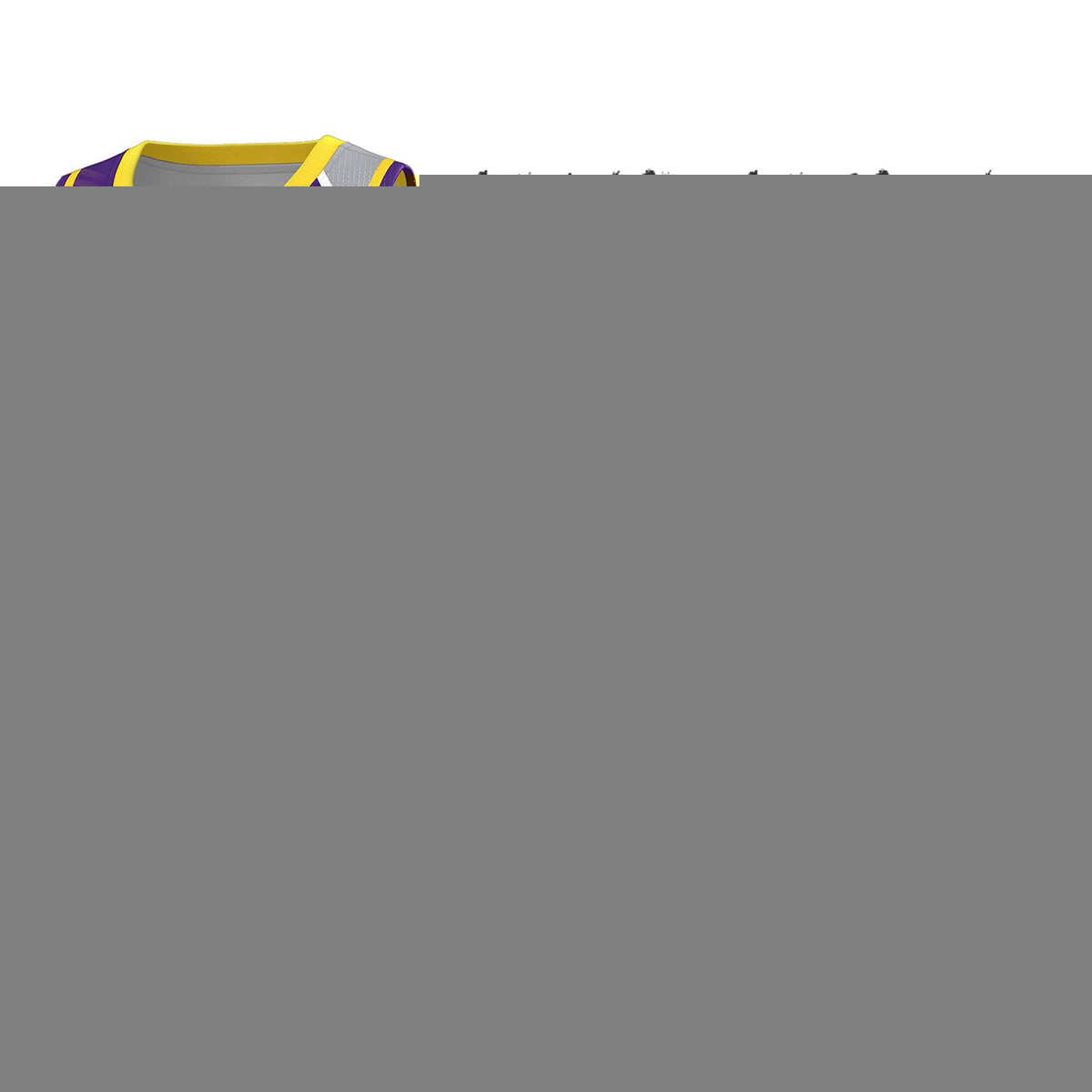 Custom Purple Gold-Black Chest Color Block Sports Uniform Basketball Jersey