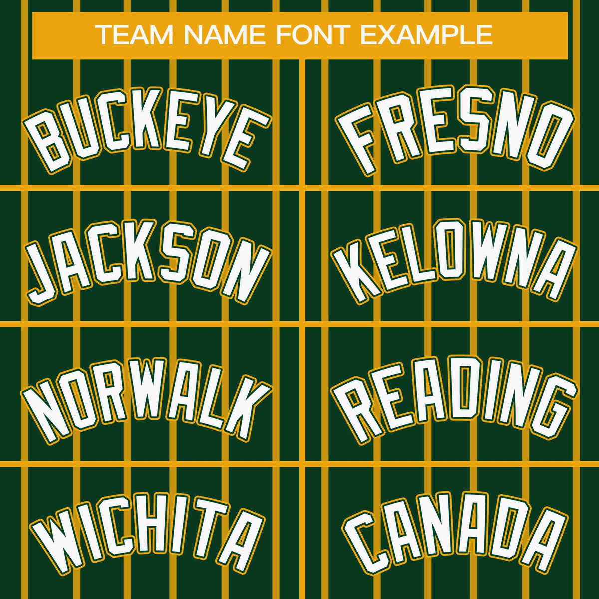 Custom Green Gold Stripe Fashion Design Full Button Authentic Baseball Jersey