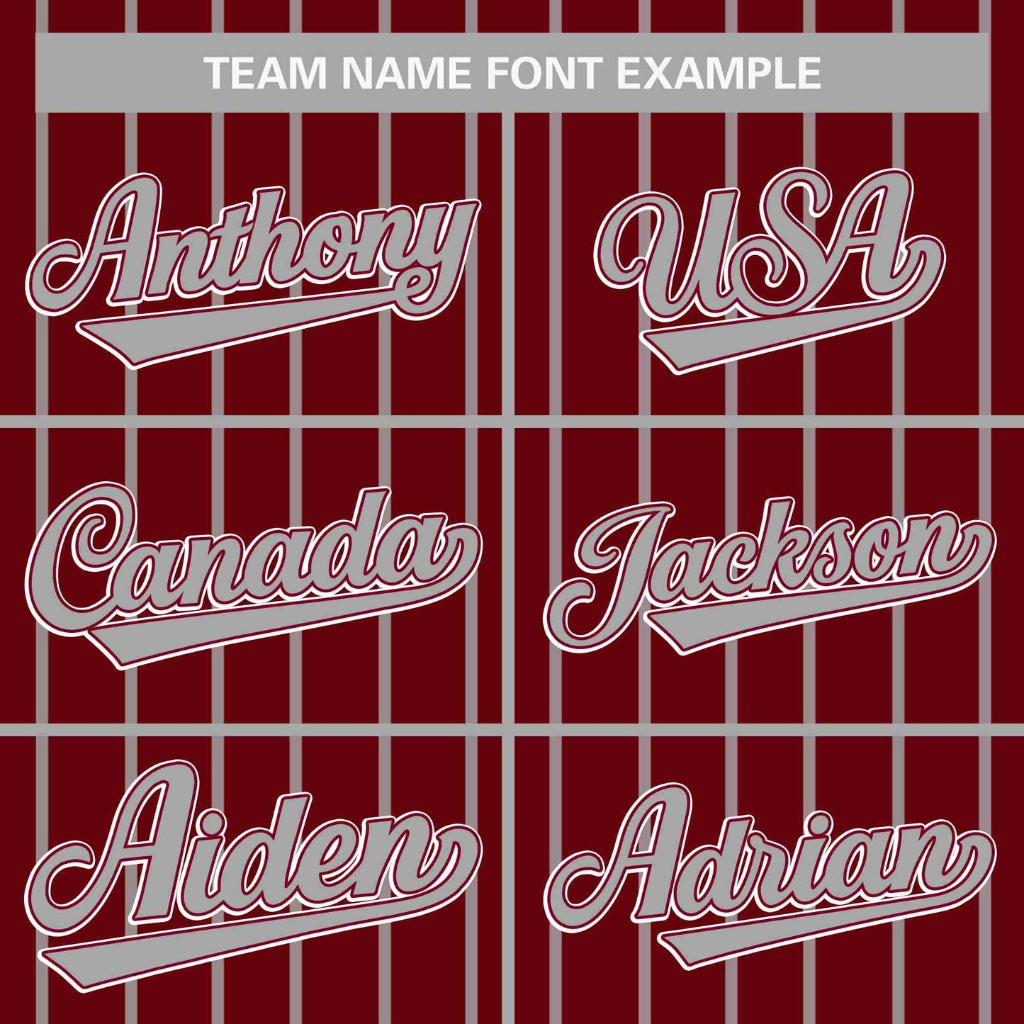 Custom Crimson Light Gray Stripe Fashion Design Full Button Authentic Baseball Jersey