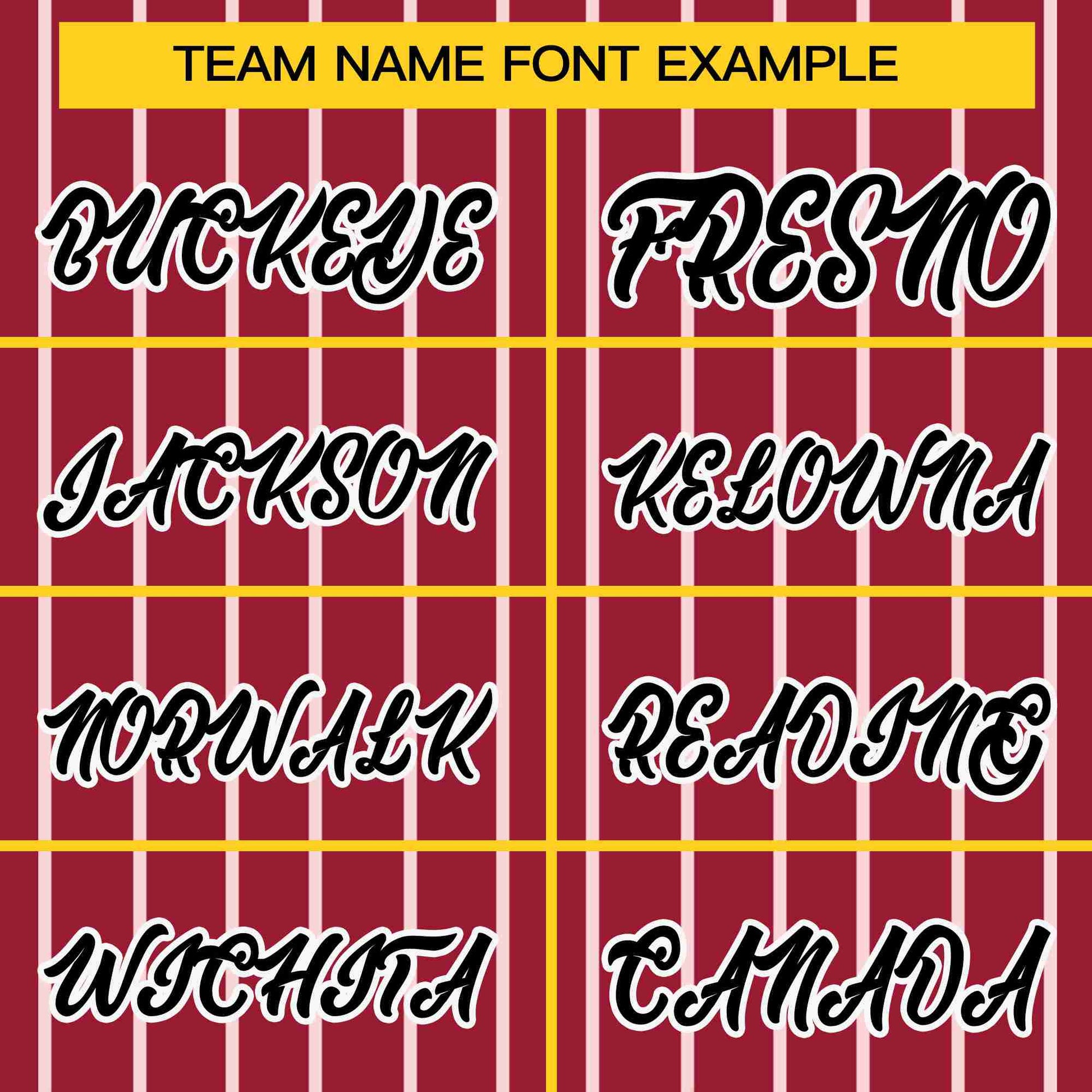 Custom Crimson Black-Gold Stripe Fashion Design Full Button Authentic Baseball Jersey