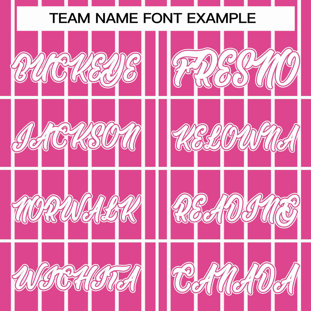 Custom Pink White Stripe Fashion Design Full Button Authentic Baseball Jersey