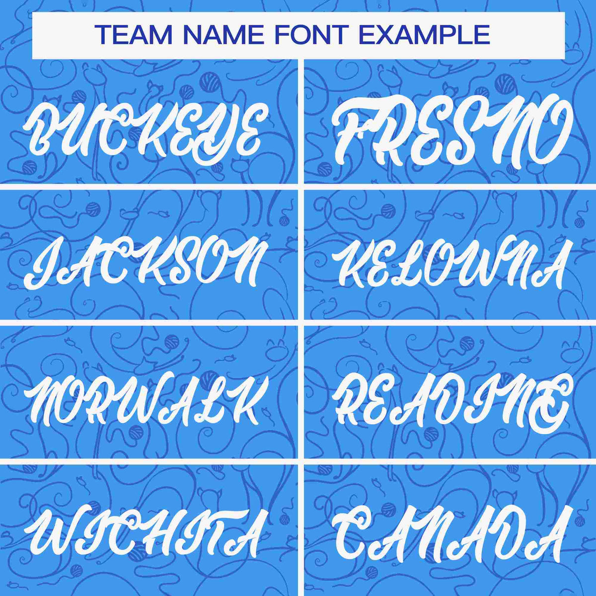 Custom Powder Blue Royal Line Art Graffiti Pattern Design Authentic Baseball Jersey