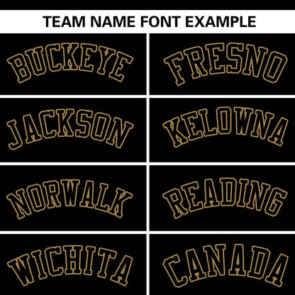 Custom Black Classic Style Authentic Stand Collar Baseball Jersey
