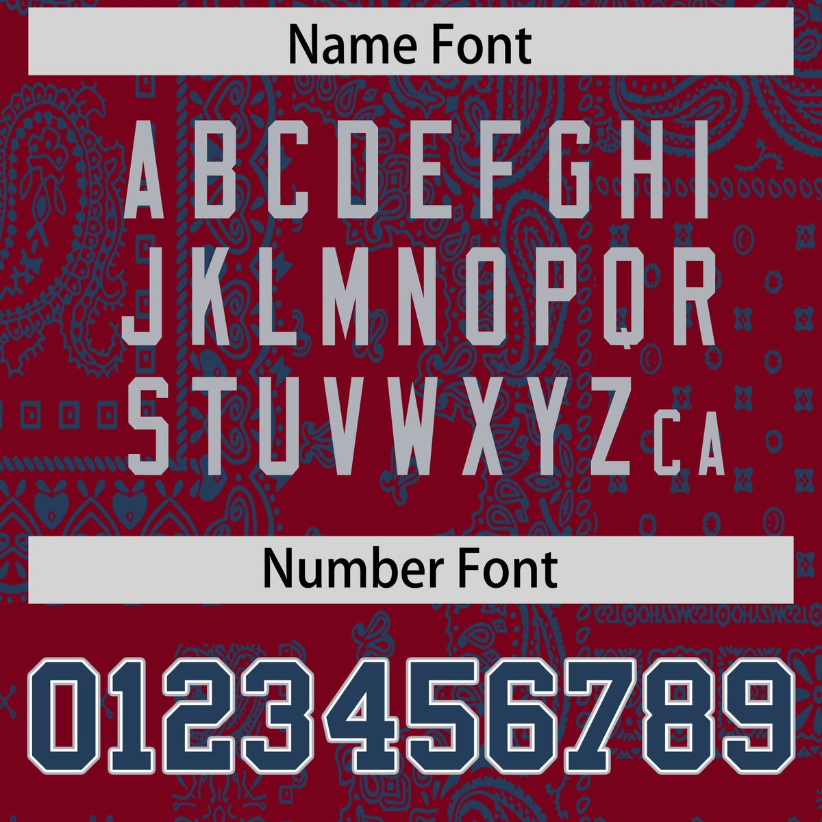 Custom Midnight Blue Crimson White Cashew Flower Graffiti Pattern V-Neck Hockey Jersey| KXKSHOP