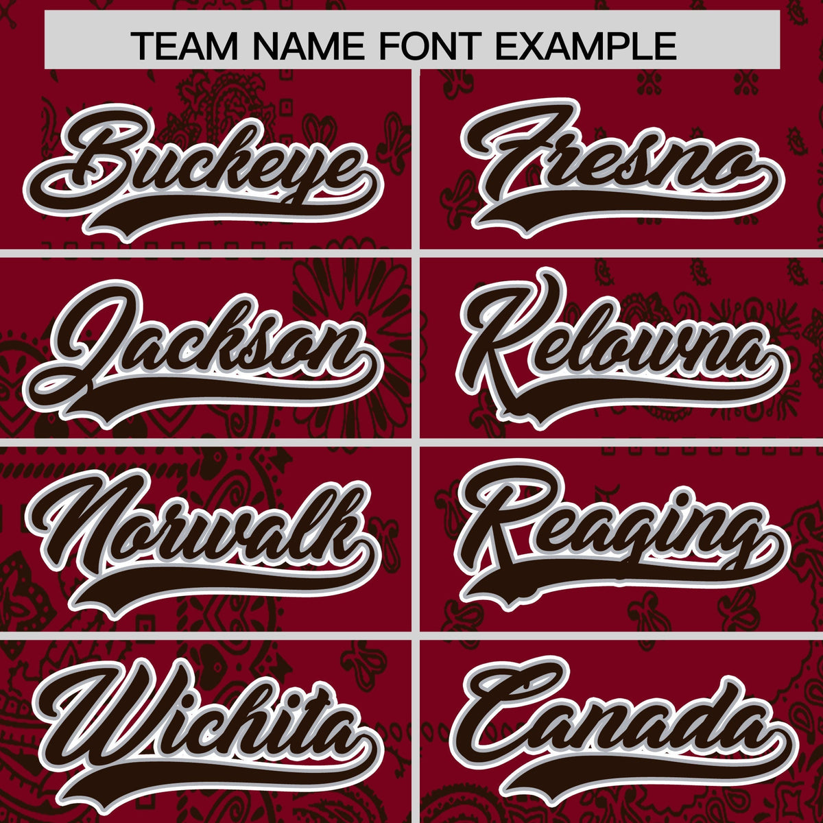 Custom Brown Crimson White Cashew Flower Graffiti Pattern V-Neck Hockey Jersey| KXKSHOP