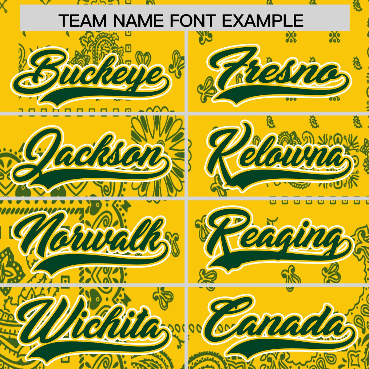 Custom Gold Green White Cashew Flower Graffiti Pattern V-Neck Hockey Jersey| KXKSHOP