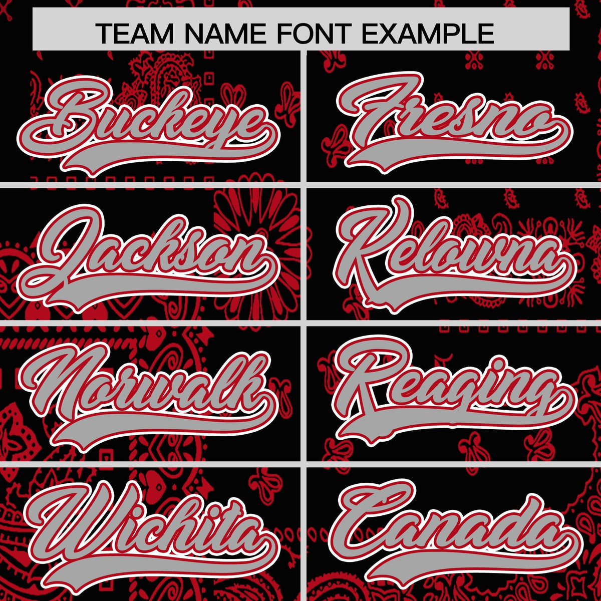 Custom Red Black White Cashew Flower Graffiti Pattern V-Neck Hockey Jersey| KXKSHOP