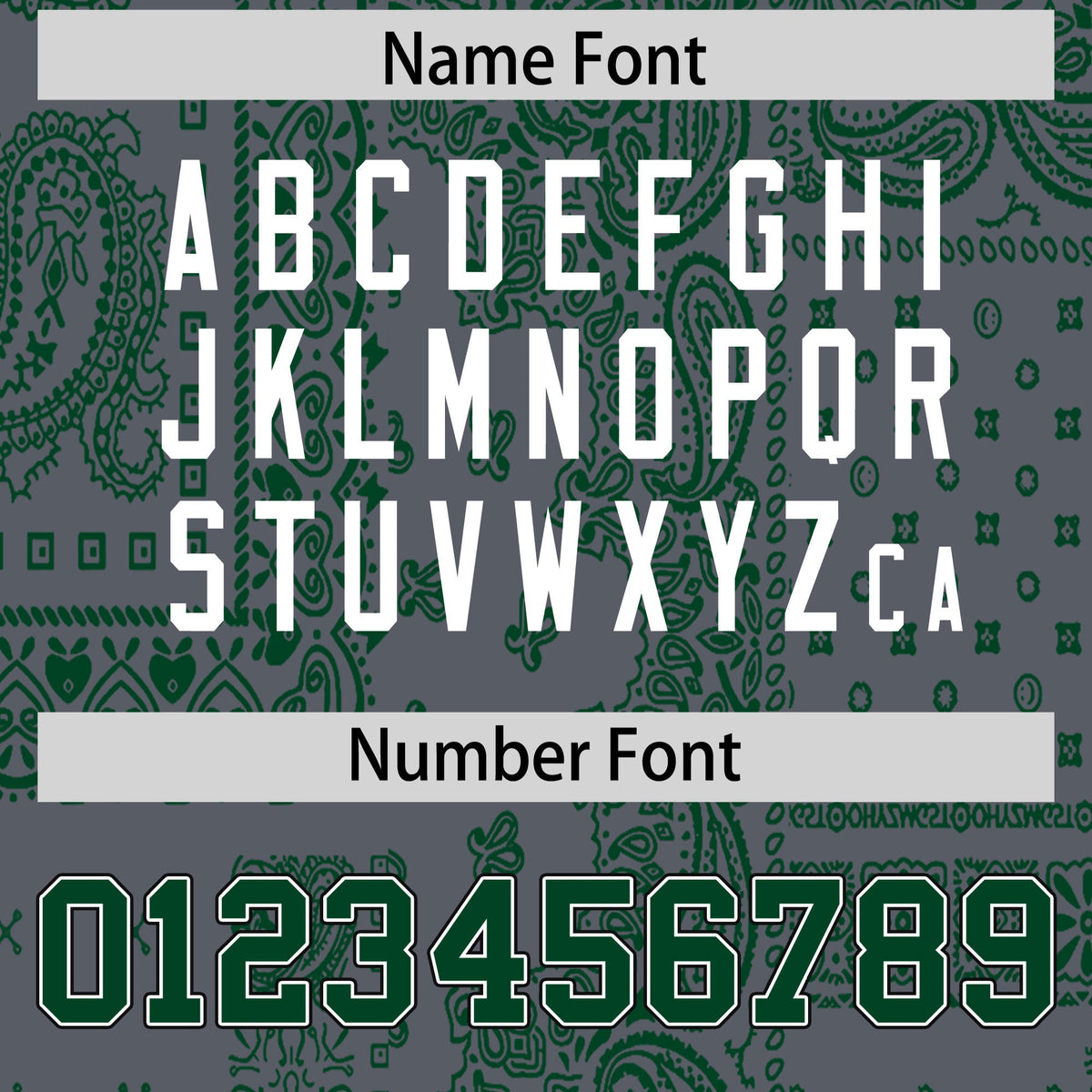 Custom Green Dark Gray White Cashew Flower Graffiti Pattern V-Neck Hockey Jersey| KXKSHOP