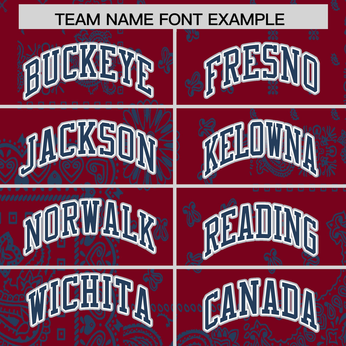 Custom Midnight Blue Crimson White Cashew Flower Graffiti Pattern V-Neck Hockey Jersey| KXKSHOP