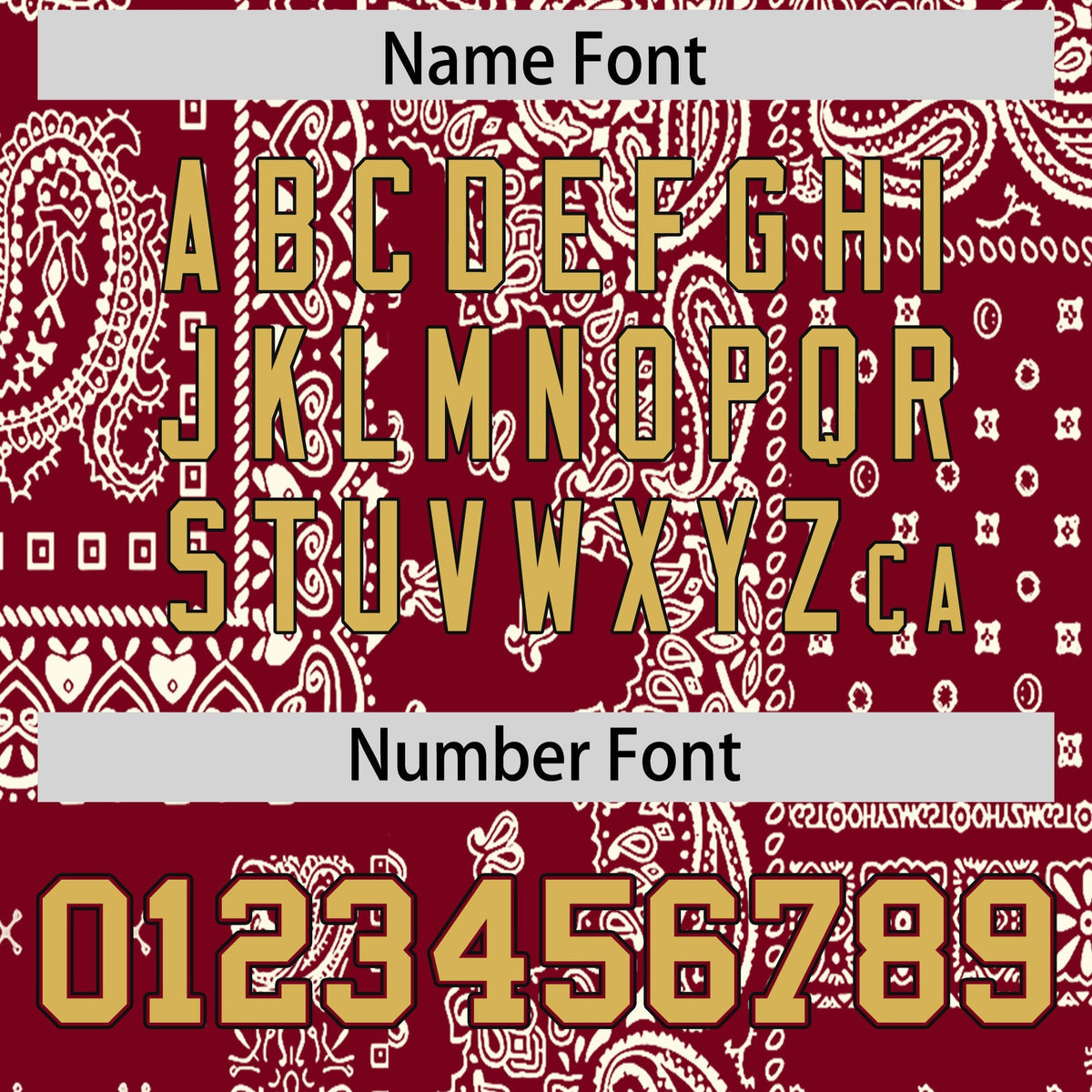 Custom Old Gold Crimson Cream Cashew Flower Graffiti Pattern V-Neck Hockey Jersey| KXKSHOP