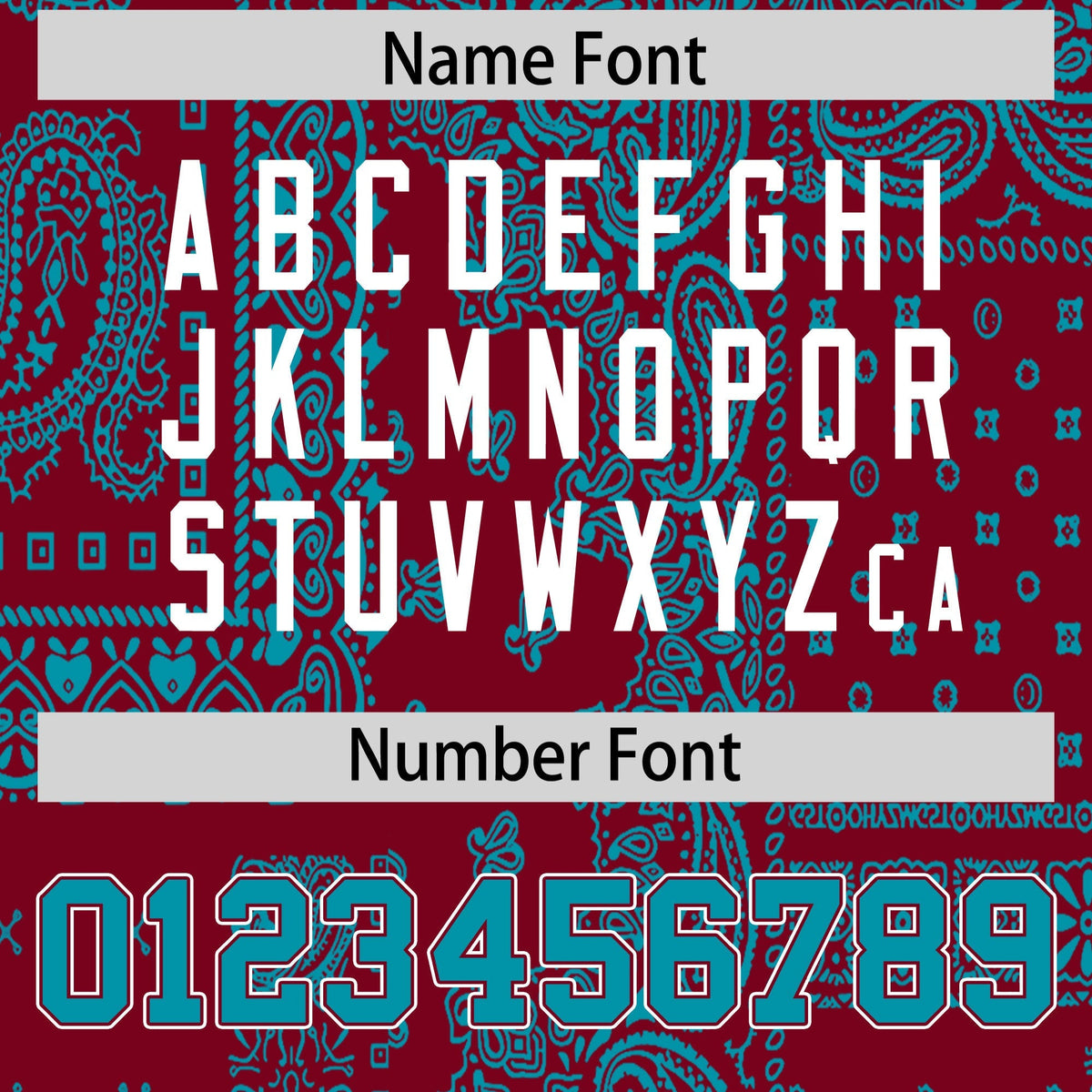 Custom Teal White Crimson Cashew Flower Graffiti Pattern V-Neck Hockey Jersey| KXKSHOP