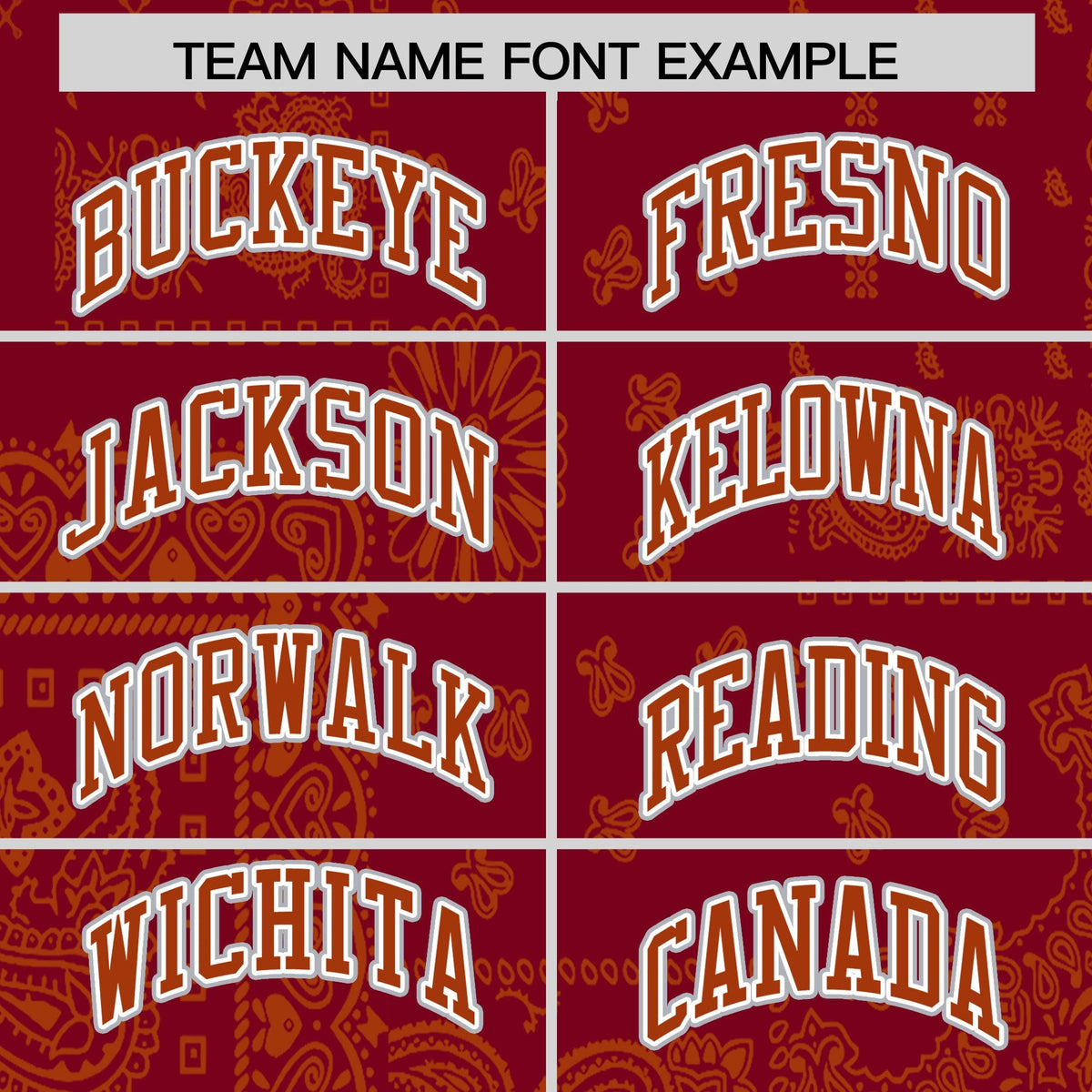 Custom Dark Orange Crimson White Cashew Flower Graffiti Pattern V-Neck Hockey Jersey| KXKSHOP