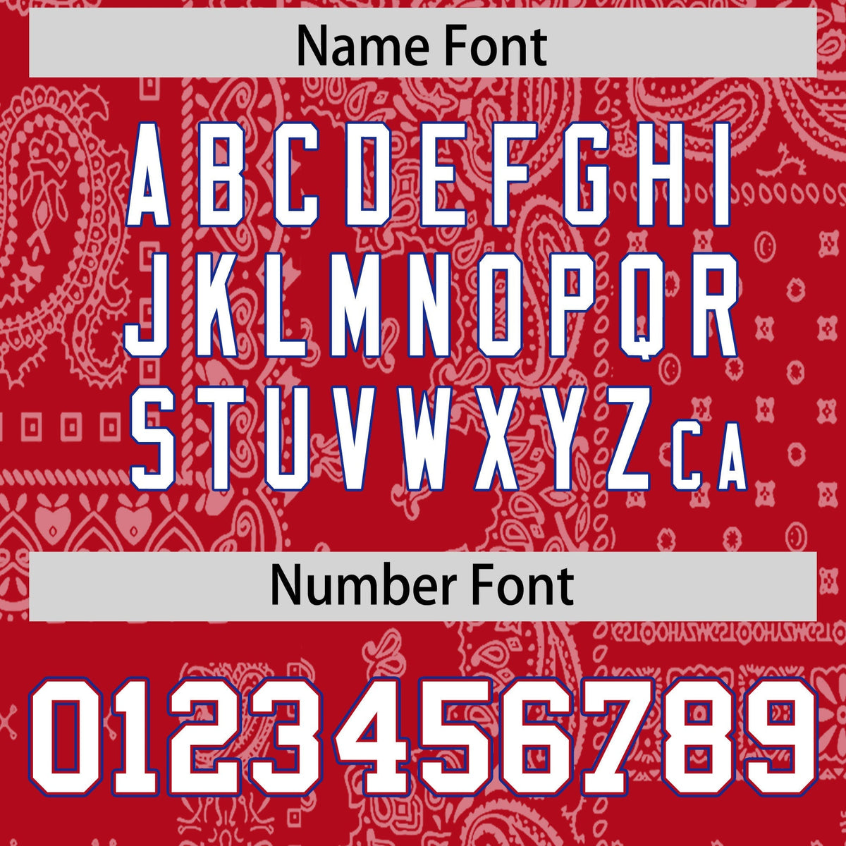 Custom Royal White Red Cashew Flower Graffiti Pattern V-Neck Hockey Jersey| KXKSHOP