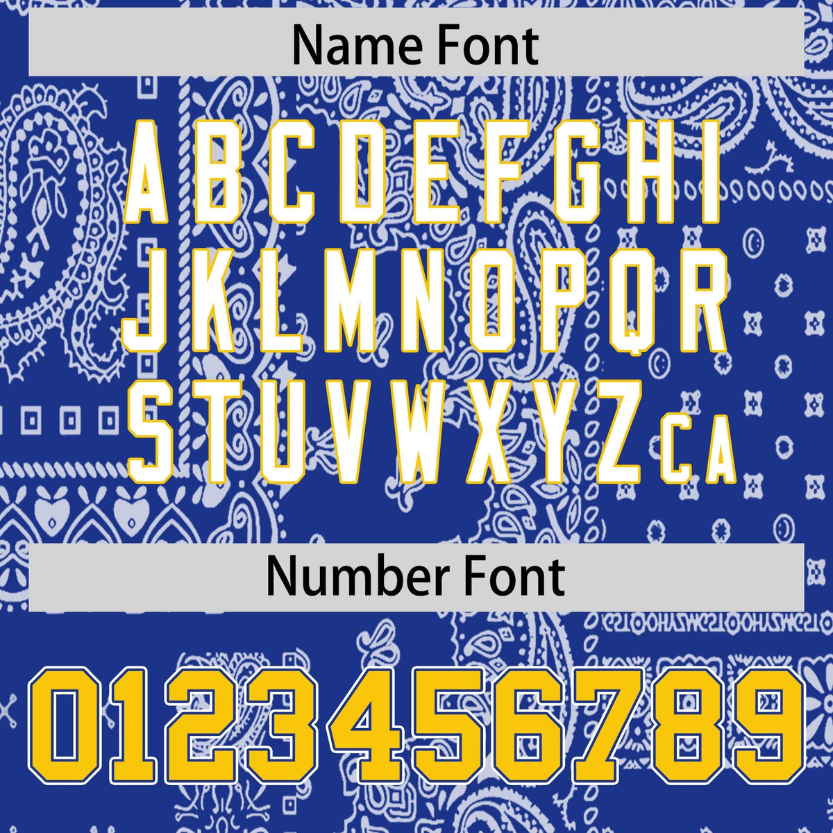 Custom Gold Royal White Cashew Flower Graffiti Pattern V-Neck Hockey Jersey| KXKSHOP